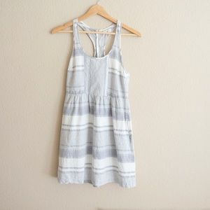 Lou & Grey Striped Linen Racerback Dress